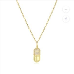 Melinda Maria Capsule “Chill” Pill Necklace NWOT